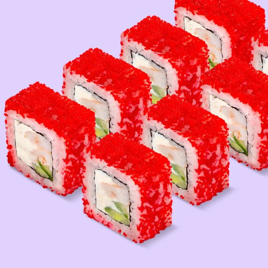 Калифорния с креветкой 