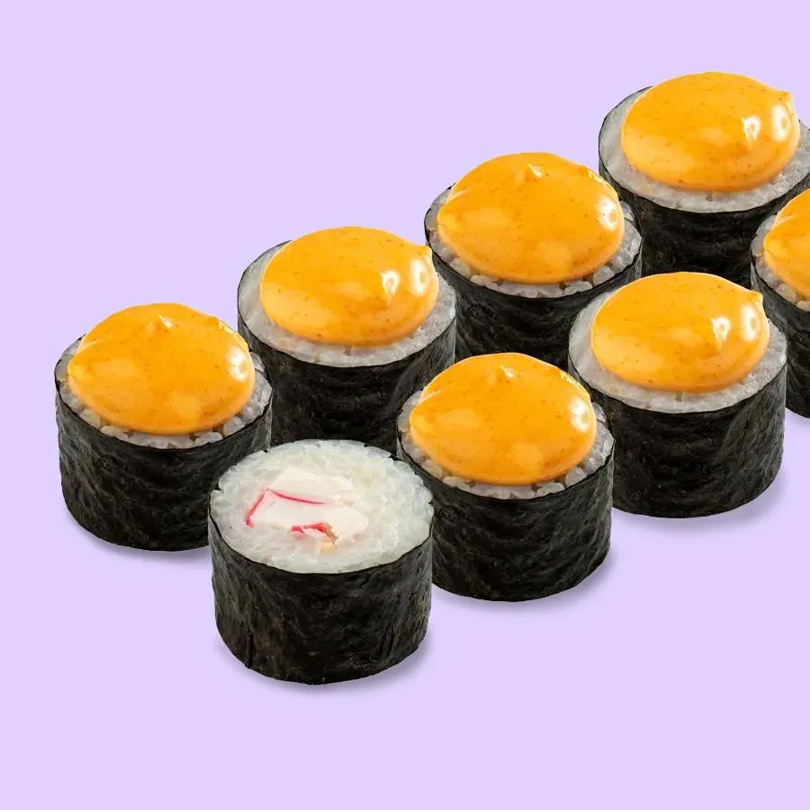 Мини ролл с крабом спайси