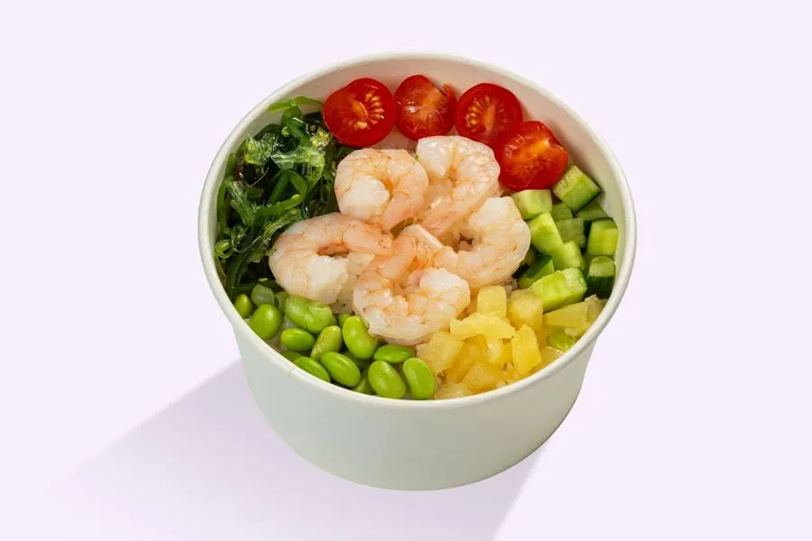 Поке с креветкой + соус