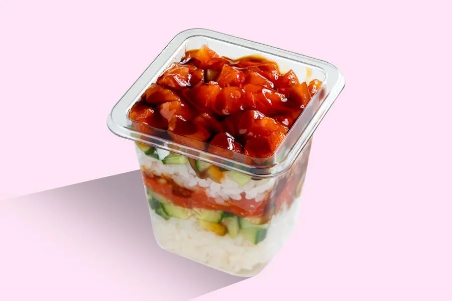 Трайфл с лососем